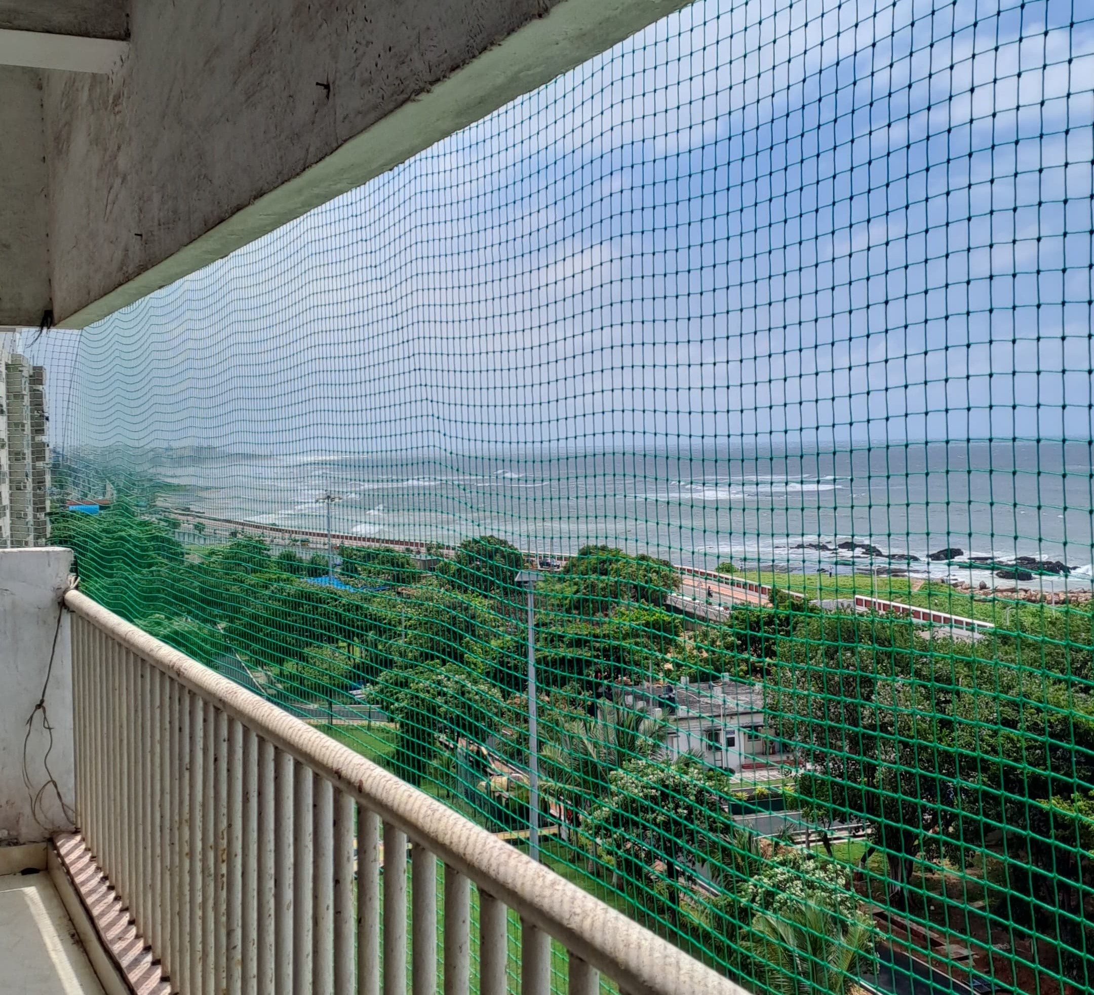Balcony Safety Nets Installation